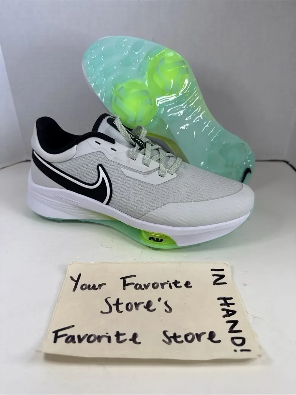 Nike Air Zoom Infinity Tour Next% Golf Shoes Men's Size 8.5 Wide DM8446-001 NEW!